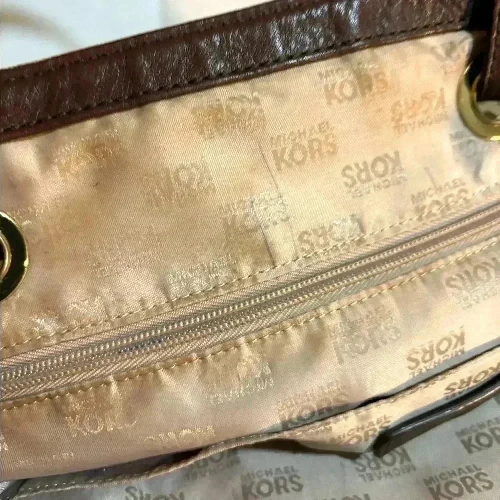 Michael kors MK signature print canvas tote handbag